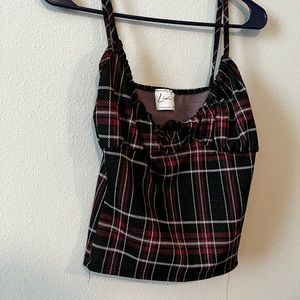 Plaid Tank Top